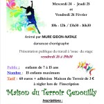 Affiche Stage enfants 2016