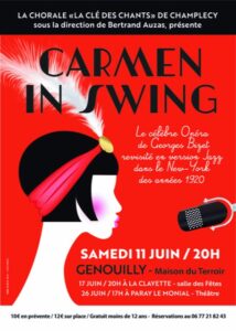 Carmen in swing par La Chorale « La clé des chants » de Champlecy